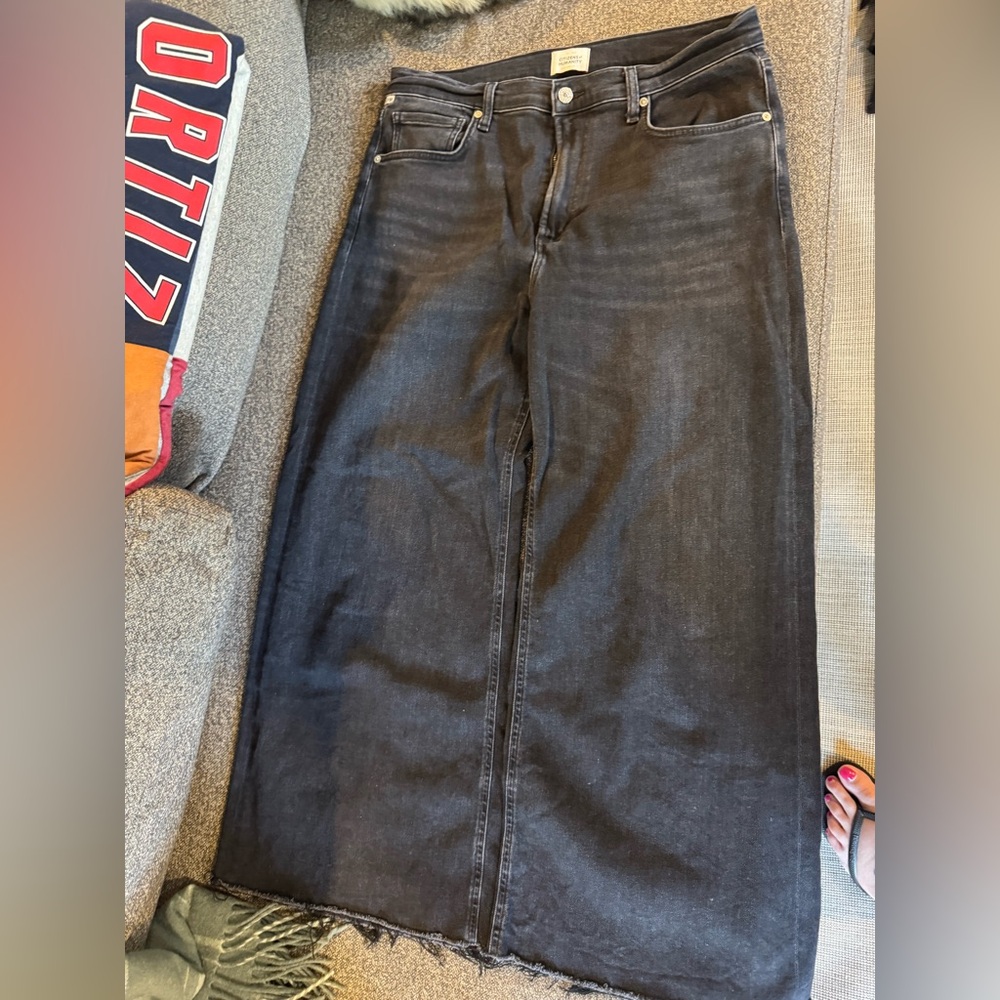 Citizens Of Humanity Black Straight-Leg Jeans